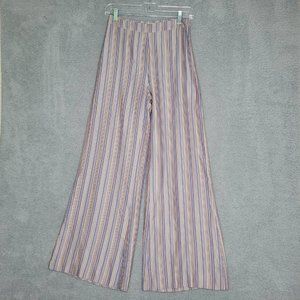 Samsoe & Samsoe Womens Palazzo Pants Elina Trousers Multicolor Stripe‎ XS New